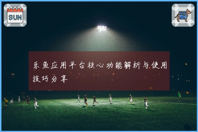 乐鱼应用平台核心功能解析与使用技巧分享